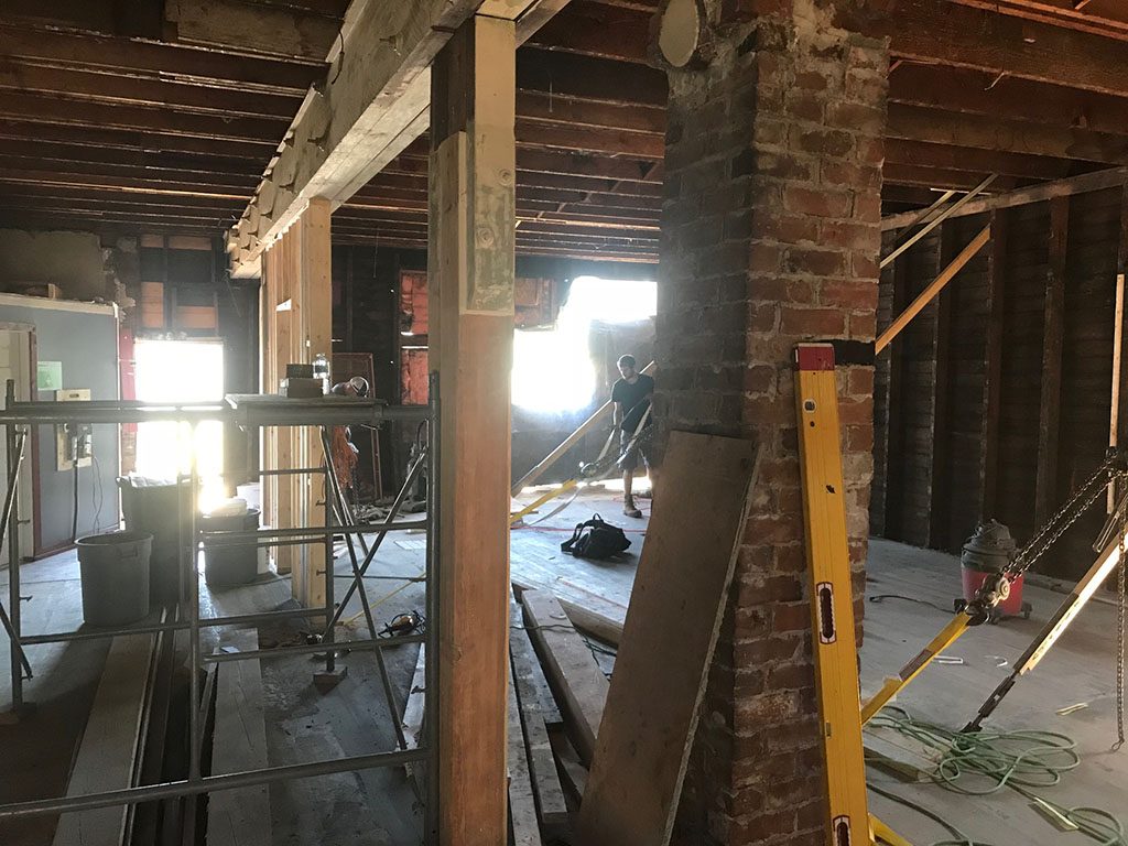 Inside framing